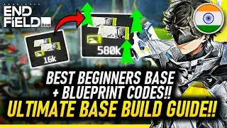 [HINDI] BEST Base Build Guide for Arknights Endfield | Build & Blueprint Codes | Arknights Endfield