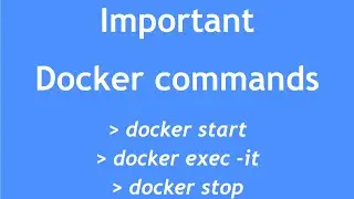 Docker Commands | Docker Container | How to start docker container & login in docker container ?