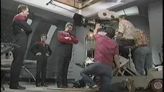 Q on Voyager segment from UPN News 13 - 02/18/1996
