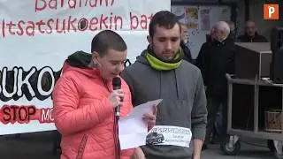Marcha de familiares de Alsasua en Barañain - Altsasu Martxa Barañainen