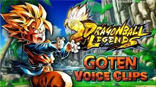 All Goten Voice Clips • Dragon Ball Legends • Voice Lines (Kara Edwards) - ENGLISH