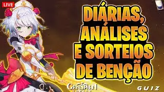 🔴 FAZENDO DIÁRIAS, ANÁLISES, EVENTO E UPANDO OS TALENTOS DA NOELLE SUPREMA | GENSHIN IMPACT