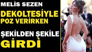 Melis Sezen'in Venedik'te Poz Verme Çabası ve Dekoltesi Olay Oldu!