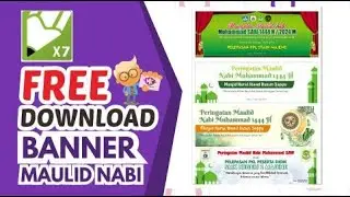 Desain Banner Maulid Nabi Cdr Free DOWNLOAD