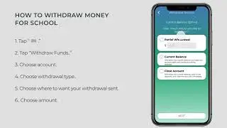 How to withdraw money for school