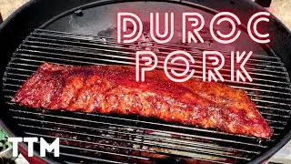 My First Time Cooking Duroc Pork Baby Back Ribs on the Weber Kettle