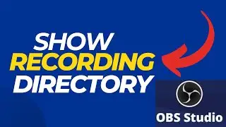 HOW TO Find RECORDING PATH | OBS TUTORIAL