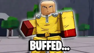 SAITAMA Finally got BUFFED in Roblox The Strongest Battlegrounds