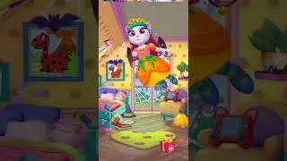 talking Angela like a fairy.new dress come over.