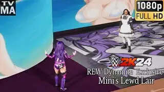 WWE 2K24 CAW Show | REW Dynamite Exclusive Mini's Lewd Lair - CAW Universe Mode Series