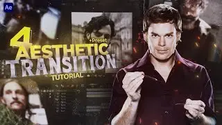 How to make 4 Unique Aesthetic Transitions in After Effects (+Preset)