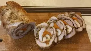 Мясной рулет из свинины