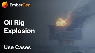 Lightning Strikes Oil Rig and Causes Explosion