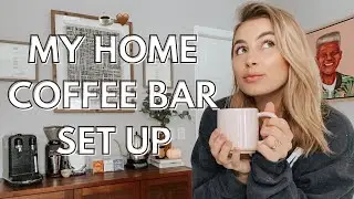 MY HOME COFFEE BAR SET UP ☕️ + Homemade PSL with My Nespresso Creatista