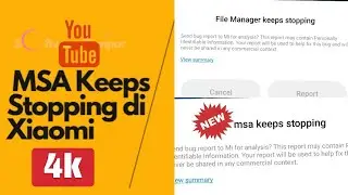 How to fix msa stopped error  Mi xiaomi redmi phone  msa has stopped working