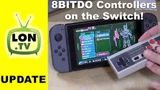 8bitdo Retro Controllers on the Nintendo Switch - How to update firmware and setup!