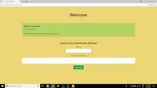 NodeJS/MySQL Comment Section (part 4) - Connecting to Database