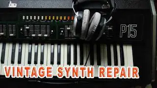 Rare Italian Synthesiser Repair - Ekosynth P15