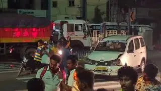 MG Hector crash & Mahindra Xylo crash (2)