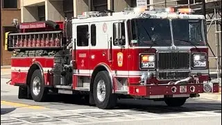 Firetrucks Responding to a Reported Box Alarm 07/23/24
