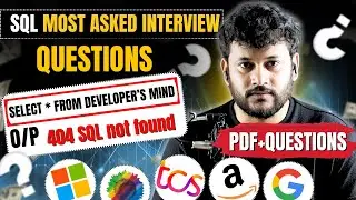 SQL Preparation With FREE Resources !! (Pdf + Questions)