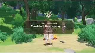 Genshin Impact JP/ENG SUB 4K - Trulla Chapter: Act 1 - Mondstadt Gastronomy Trip