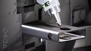 LT8.20 Tube Laser Cutting Machine - 3D Visualization & Animation