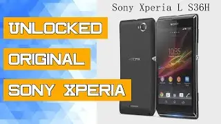Unlocked Original Sony Xperia L S36H C2105 3G Mobile 4.3" 1GB RAM 4GB ROM 8MP 720p Video Cell Phone