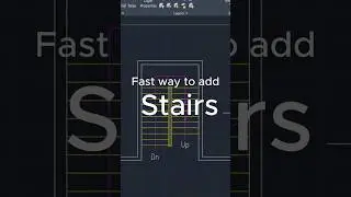 Autocad tutorial: Fast way to add stairs.( yq arch ) Plug in link in the bio.subscribe for more