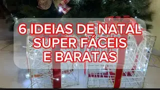 6 ideias de decoração baratinhas pra o Natal - Decore sua casa gastando pouco. Faça você mesmo!