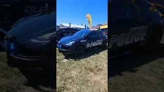model y and cybertruck police cruisers #ev #electriccar