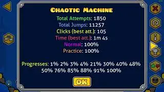 [GD] Chaotic Machine - GeometryJosh2 (Insane Demon) (144hz)