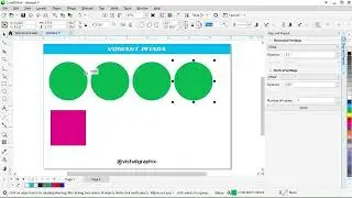 Step and Repeat Command Tutorial in Corel Draw Hindi/urdu