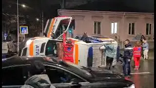 Accident în centrul capitalei