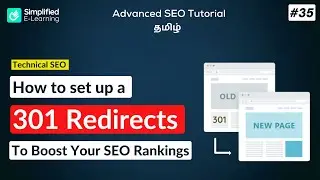 How to Set Up a 301 Redirects for SEO in Tamil | SEO Tutorial in Tamil | #35