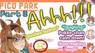 Jungle Pocket Keeps Making Everyone Die on the Pico Park Button Level | Part 2 [Eng Subs]
