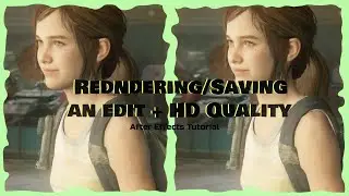 Rendering + HD quality - After Effects Tutorial