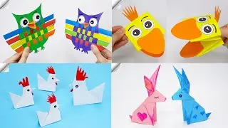 6 Moving paper toys | Easy paper crafts
