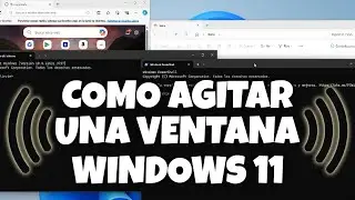 COMO AGITAR LA VENTANA DE UNA APP PARA MINIMIZAR LAS OTRAS EN MI PC WINDOWS 11 FACIL Y RAPIDO 2024