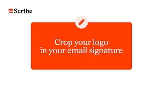Crop your logo in your email signature