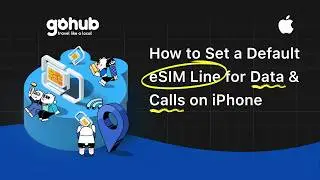 How to Set a Default eSIM Line for Data & Calls on iPhone