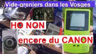 Ho non encore du matériel CANON vintage exceptionnel en vide grenier pour pas cher