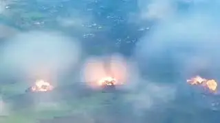 Обстрел позиций ВСУ из ТОС 1А  Солнцепек