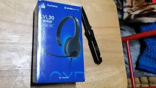 (lvl) level 30 pdp gaming ps4 mic unboxing