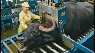 How Luxury Leather Jackets Are Made From Buffalo Hide | Complete Factory Documentary