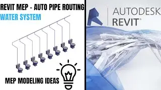 Revit MEP Automatic Water Pipe routing | concept and steps to follow