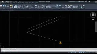 AutoCAD : Rotating one line parallel to another line.