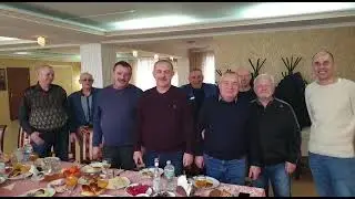 Ветераны Золотой сборной команды Ростовской области по пожарно-прикладному спорту.