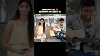 Ignoring Singing Love Song For Cute Girl😍 Wait For End😱 #singing #prank #cutegirl