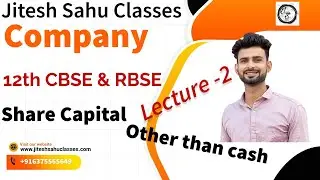12th Accountancy || CBSE || RBSE || 2024-25 || Accounting for share capital || Online Classes ||